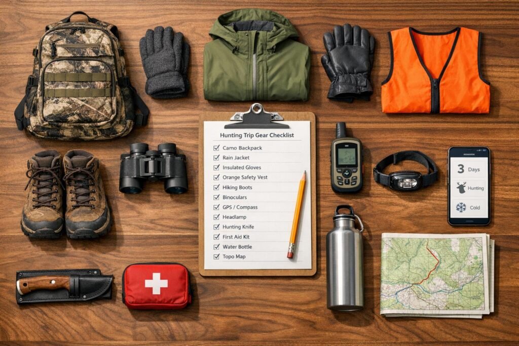 Hunting Trip Equipment Planner